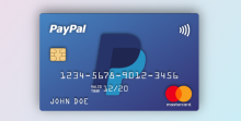 css3代码绘制的PayPal信用卡样式